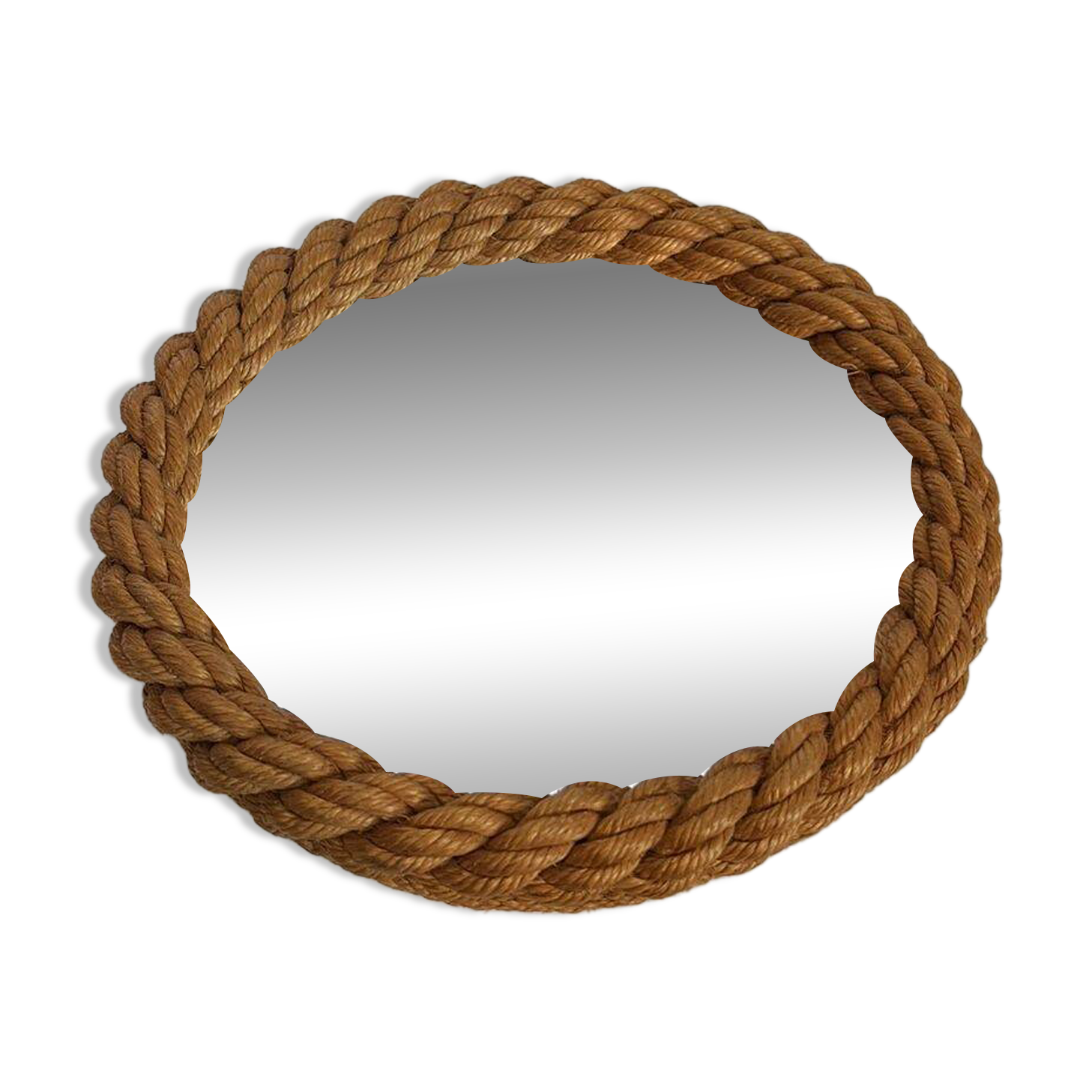 Miroir rond en corde d'Audoux Minet