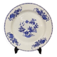 Round dish in Tournai porcelain, Boch Frères, fly decoration