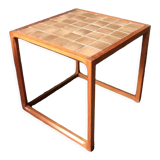 Square danish sidetable in teak by Kai Kristiansen, denmark 70s
