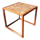Square danish sidetable in teak by Kai Kristiansen, denmark 70s