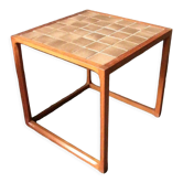 Square danish sidetable in teak by Kai Kristiansen, denmark 70s