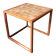 Square danish sidetable in teak by Kai Kristiansen, denmark 70s