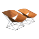 Pair of F675 armchairs by Pierre Paulin for Artifort in leather