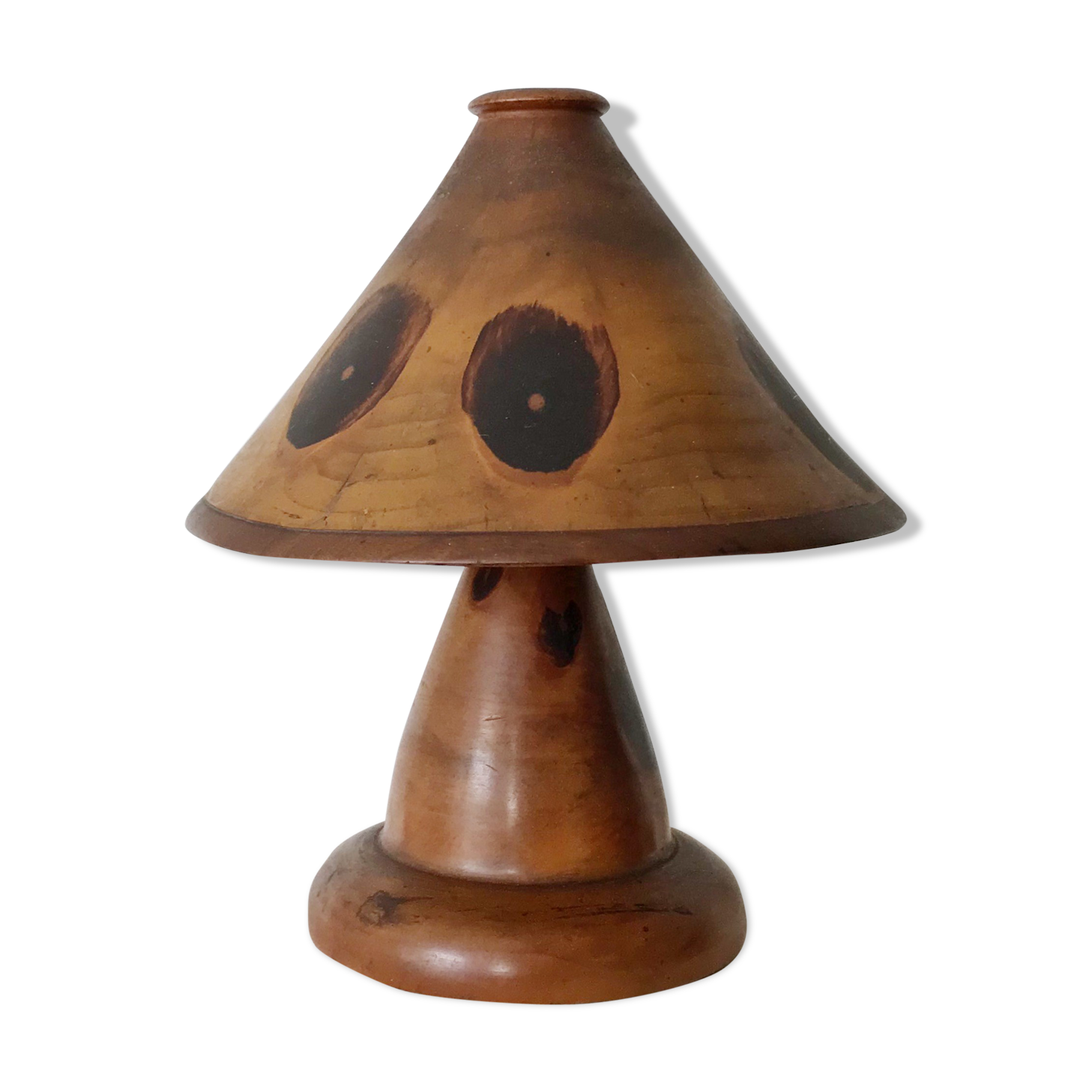 Carlos Zipperer wooden table lamp, 1920.bresil