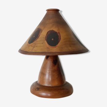 Carlos Zipperer wooden table lamp, 1920.bresil