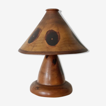 Lampe de table en bois de Carlos Zipperer, 1920.Brésil