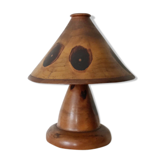 Carlos Zipperer wooden table lamp, 1920.bresil