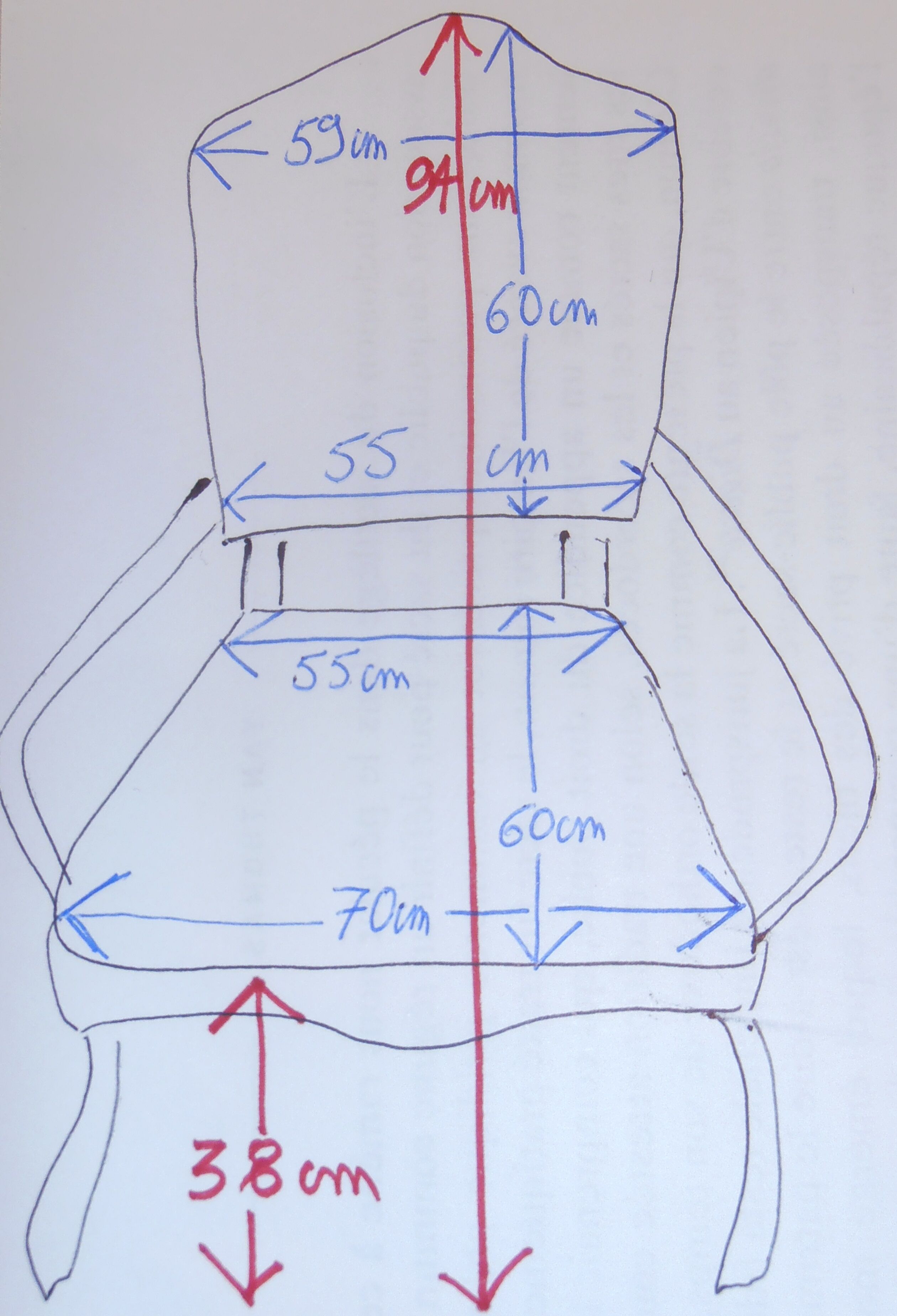 Armchair Louis XV period stamped old 18th century