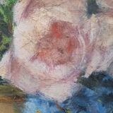 Chinese shadow painting and old roses