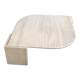 Travertine coffee table Roche Bobois 1970