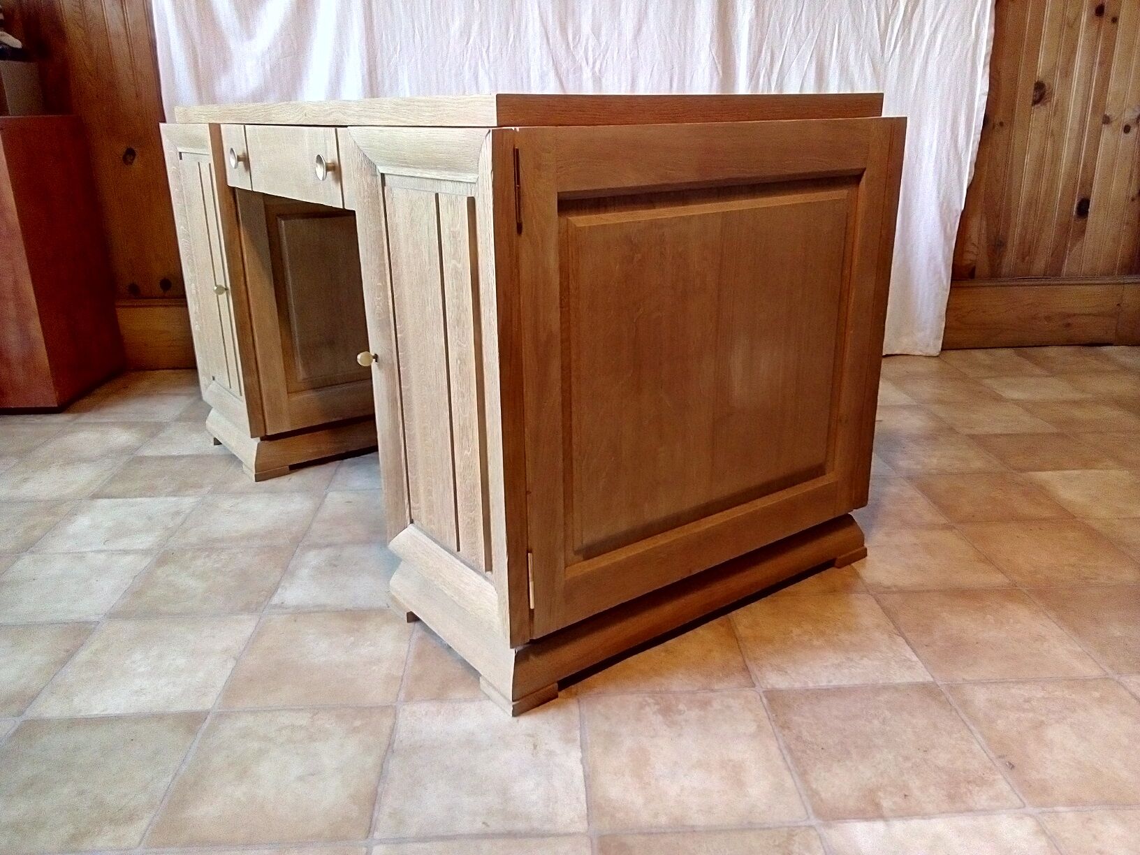 Desk oak art deco 1940