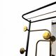 1960s modernist wardrobe. Gold lacquered metal.