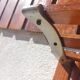 wooden coat hook, vintage