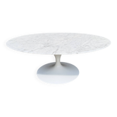 Originele Knoll Tulip Ovale Salontafel Eero Saarinen Arabescato mat 107x70