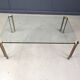 Peter Ghyczy T24 Pioneer Glass and Cast Brass rectangular Coffee