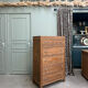 Large Art Deco oak chest of drawers (renovated)