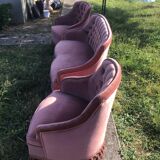 Sofa and 2 toad armchairs