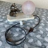 Art deco lamp antelope