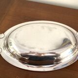 Plat creux argenté