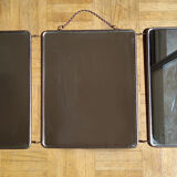 Barber triptych mirror 79 x 31 cm