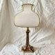 Vintage table lamp in gilded copper