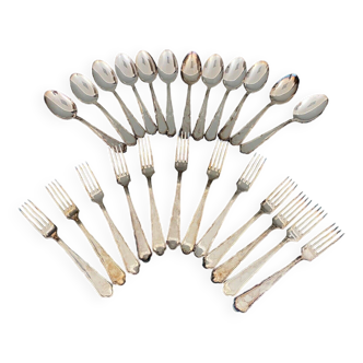 24 Guy Degrenne metal cutlery