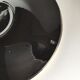 6 Black cups and colors Salins la Baule with saucers