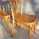Paire chaises bistrot 1950 Mahieu Made in France