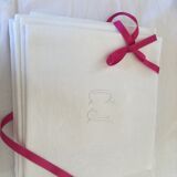 Lot of GJ monogram towels