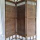 Vintage rattan screen