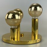 60s brass designer ceiling light