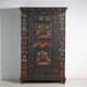 Antique painted pine wardrobe – Austro-Hungarian Empire, Year 1835