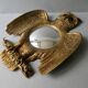 Witch's eye mirror, owl, key ring, 60s