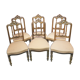 Set of 6 Victorial Walnut Dining Chairs