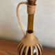 Amber rattan bottle decanter
