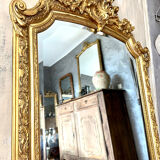 Nineteenth pedimented mirror