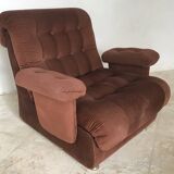 Vintage corduroy armchair 1970s