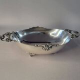 Italian 800 Silver Oval Footed Bowl