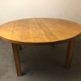 Solid oak dining table