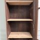 High glass-fronted oak cabinet (renovated)