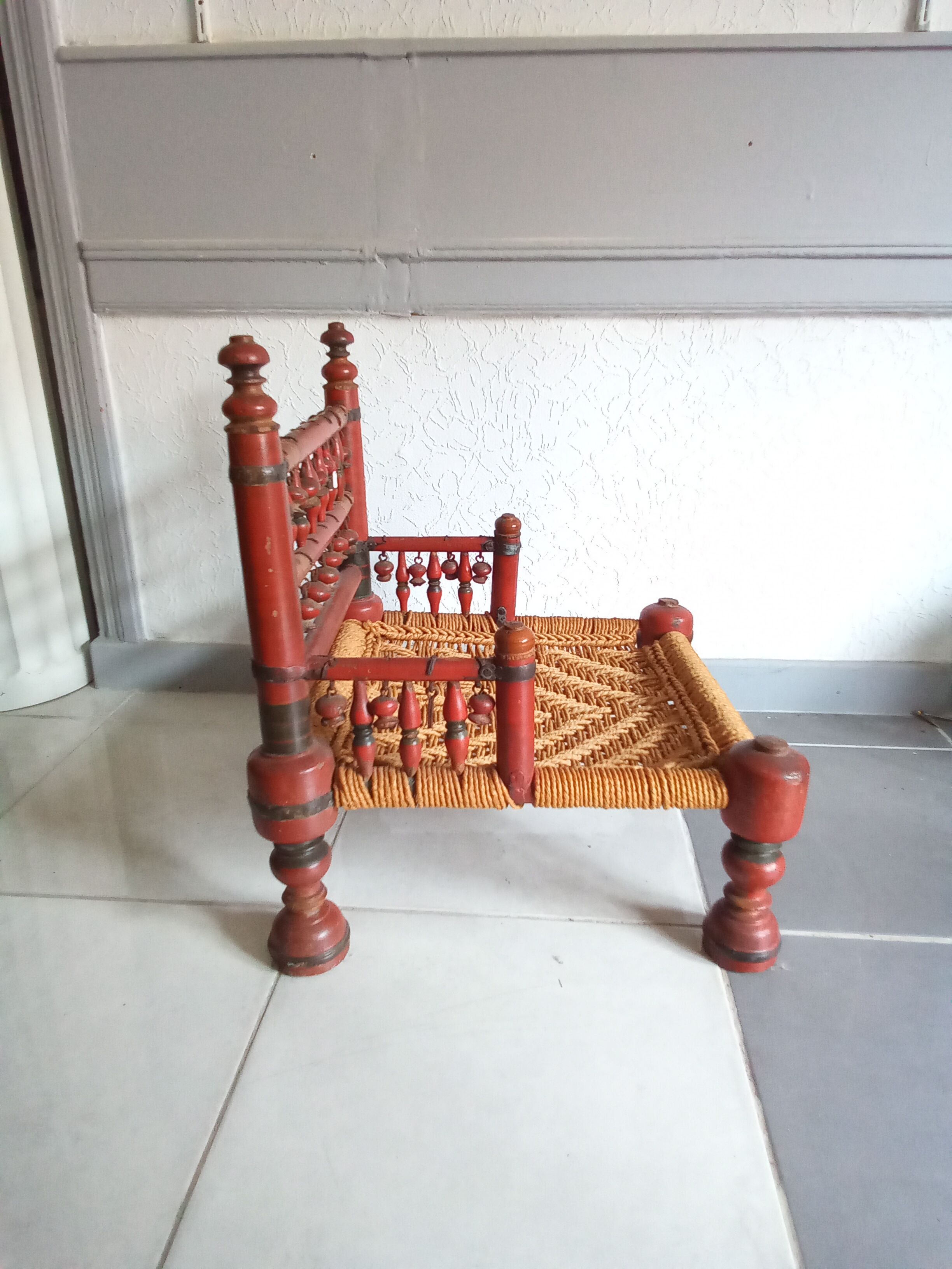 Traditional Indian low chair