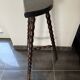 High tripod saddle stool