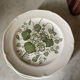 Five dessert plates "capucines" in Gien earthenware.