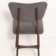 Chaise bouclée gris foncé du 20ème siècle, 1960