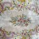 Vintage soapy style rug or Aubusson Tufté hand 170x235 cm