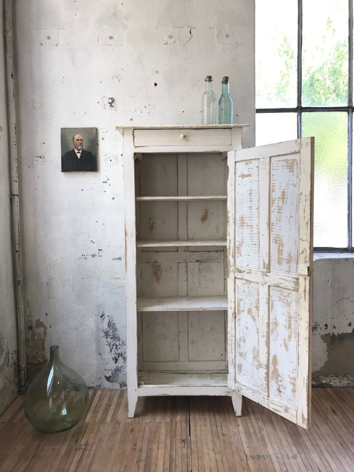 White parisian wardrobe