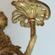 Pair of Régence style wall sconces in gilded bronze