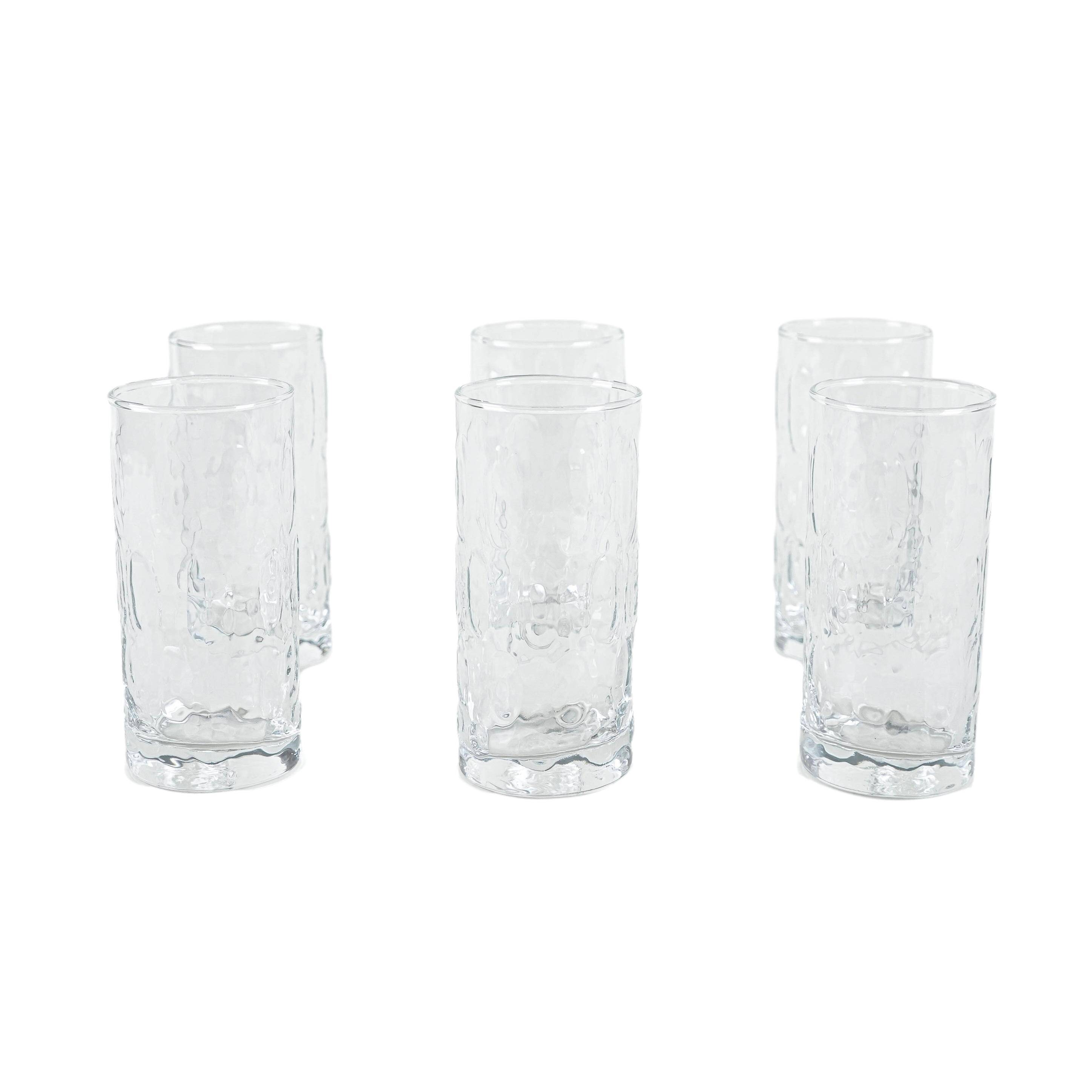 Set of six glasses, Danish design, 1970s, made in Denmark