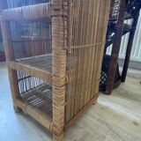 Rattan shelf
