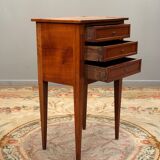 Chiffonnière table of louis xvi period around 1780